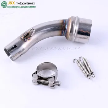 

Motorcycle Exhaust contact middle pipe for YAMAHA R3 2015-2016 Slip On