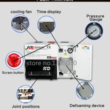 Новые с машина для удаления пузырей Для 7 дюймов экраны ly898 Автоматическая ОСА ламинатор ЖК-вакуумные машины для ламинирования