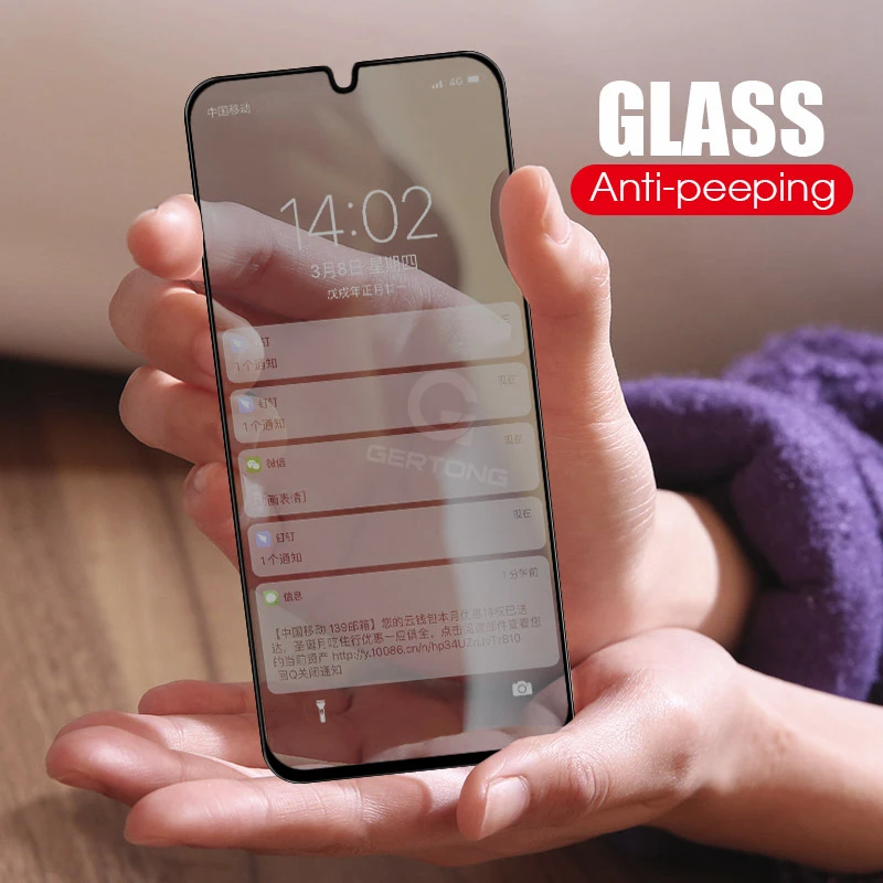 

Anti Spy Tempered Glass For Samsung A8 A6 Plus 2018 A30 A50 M10 M20 For Galaxy J4 J6 Plus 2018 Protect Privacy Screen Protector