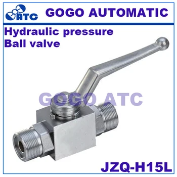 

High quality hydraulic pressure ball valve JZQ-H15L M30*1.5 male thread carbon steel high pressure manual type ball valve