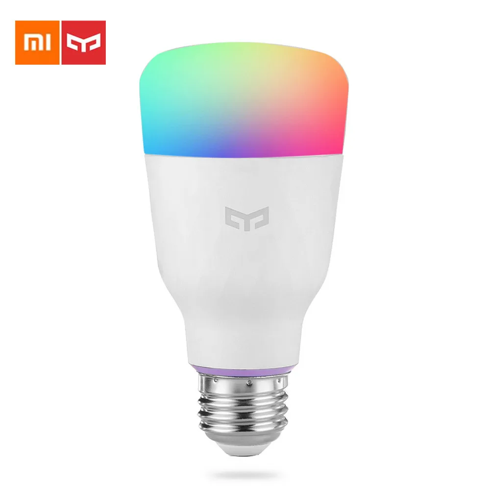 Original Xiaomi YEELIGHT Smart Light Bulb E27 RGB LED (Colorful) Mi Phone WiFi Remote Control | Электроника