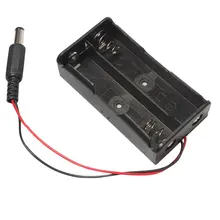 *#Best Price 500pcs/lot MasterFire 7.4V 2 x 18650 Battery Storage Holder 2 Slots Batteries Case Box With Wired LeadDC Connector 5.5*2.1mm *#Best Price 500pcs/lot MasterFire 7.4V 2 x 18650 Battery Storage Holder 2 Slots Batteries Case Box With Wired LeadDC Connector 5.5*2.1mm