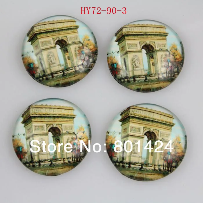 Goedkoop Gratis Shipping 20Pcs 72 90 3 Building Ronde Glazen Dome Cabochon Plaksteen 25mm voor Lade Hanger Cover