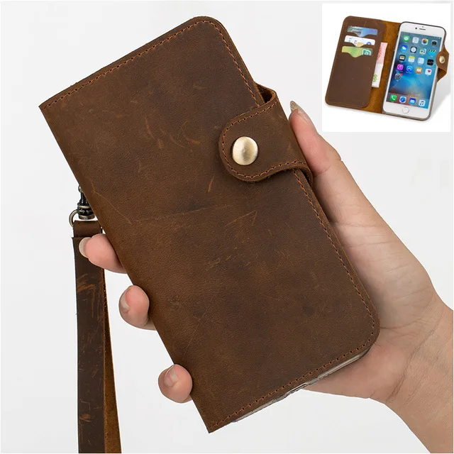 

HX11 Genuine leather wallet flip case for Nokia 7.1(5.8') phone case for Nokia 7.1 wallet phone bag free shipping