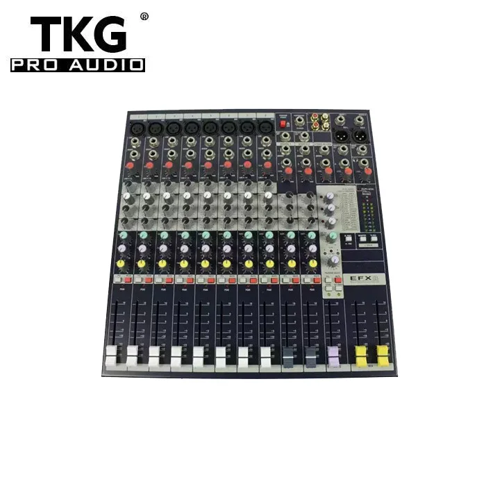 Tkg Audio Small 8 Channel Multipurpose Mixing Console Mixer Efx8 Efx8