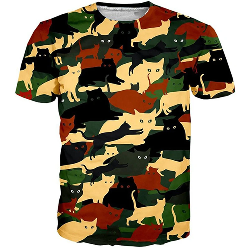 CAT O FLAGE T-SHIRT