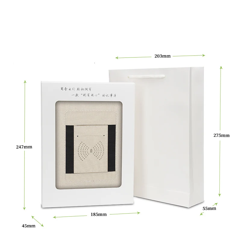 

Power Bank Notebook With Charging Treasure Multifunctional Creative Business Notepad Gift Box Set Conference Recordbook