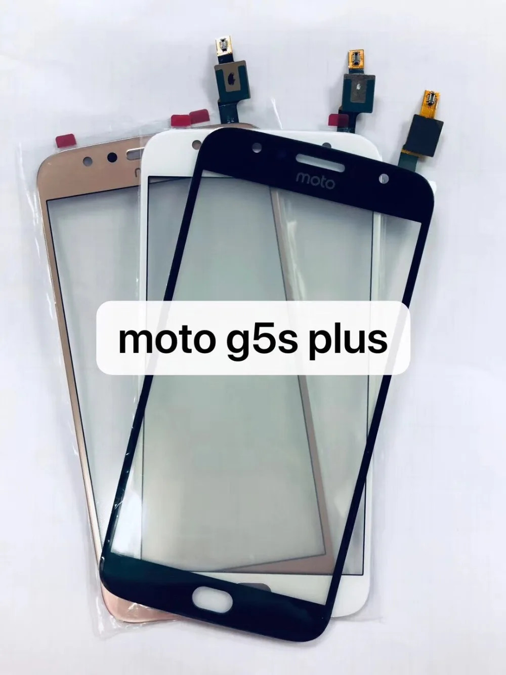 Для Motorola Moto G5S плюс Переднее стекло Сенсорная панель Сенсорный экран дигитайзер