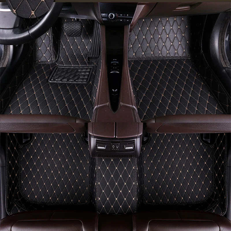 Custom made car floor mats for Toyota Land Cruiser 100 200 Prado 150 120 Fortuner Camry Rav4