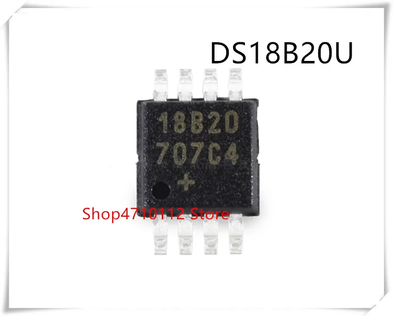 Новинка; 10 шт./лот DS18B20U + T DS18B20U DS18B20 маркировки 18B20 MSOP-8 IC