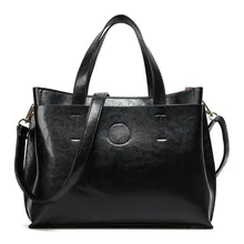 2017 Bolsas de Mano de Las Mujeres Bolsos de Marca Famosa Logo Mujeres de Los Bolsos de Moda de Cuero Negro Bolso de Las Mujeres Grandes Bolsas Bolso Bandolera pochette