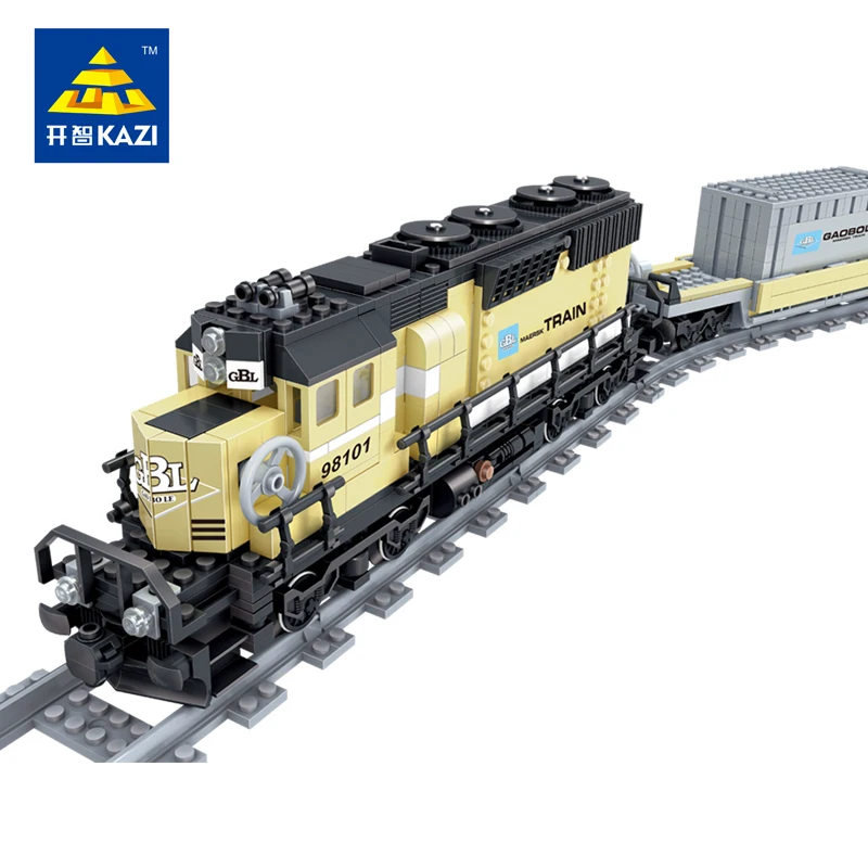 Транспорт Building Block Устанавливает Совместимо с lego поезда KTX 3D строительного