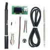 QUICKO T12 STC OLED Controller Digital Soldering Iron Station DIY KITS With Black Aluminum alloy handle Use for HAKKO T12 tips ► Photo 1/5