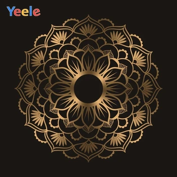 

Yeele Wallpaper Floor Mandala Flower China Cut Simple Photography Backdrop Personalized Photographic Background For Photo Studio