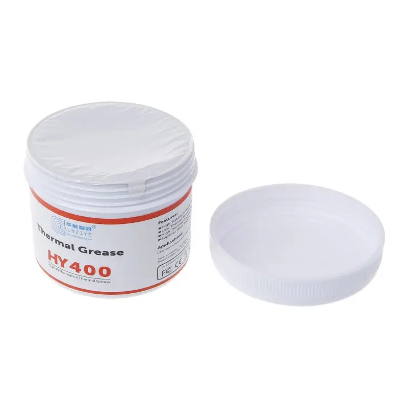 150g شحم حراري HY400 مجمع لصق الحرارة بالوعة موصل سيليكون غرفة تبريد الجص ل CPU VGA شرائح LED بارد 150g شحم حراري HY400 مجمع لصق الحرارة بالوعة موصل سيليكون غرفة تبريد الجص ل CPU VGA شرائح LED بارد
