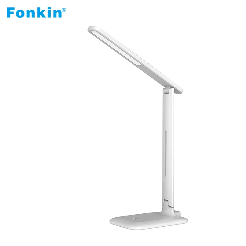 

Fonkin Modern Led Table Lamp Flexible Bright Reading Desktop Dimmable Folding Work Office Study Desk Light 5DV 7W Bureaulamp