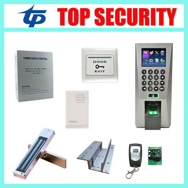 

Biometric Fingerprint Door Access Control System TCP/IP Standalone Door Access Control Board With 280KG EM Lock Power Supply