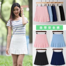 2XL женская летняя плиссированная юбка с высокой талией