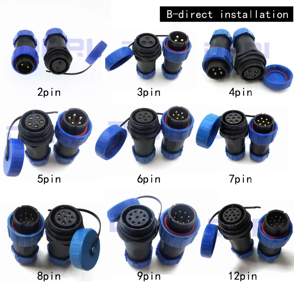 KUPINK 2 PCS Conector Cable Exterior Conector Manguito Conexi/ón IP68 en Forma de Y Conector de Cable Exterior para Cable de Di/ámetro 8mm 16mm