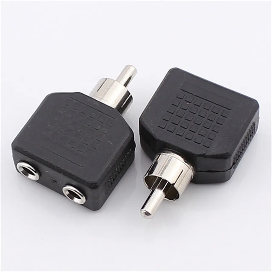 Prise Jack Mâle/femelle 3.5mm, Adaptateur Coupleur Stéréo 3.5mm Mono Stéréo  Vers Connecteur De Charge 6.35 Rca Pour Téléphone Iphone Pc 1 Pièce -  Connecteurs - AliExpress