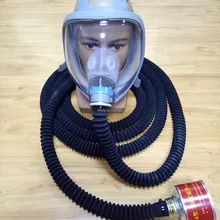 5 м дыхательная трубка респиратор противогаз высокое качество силикагель анфас респиратор подземная труба опасная операция противогаз