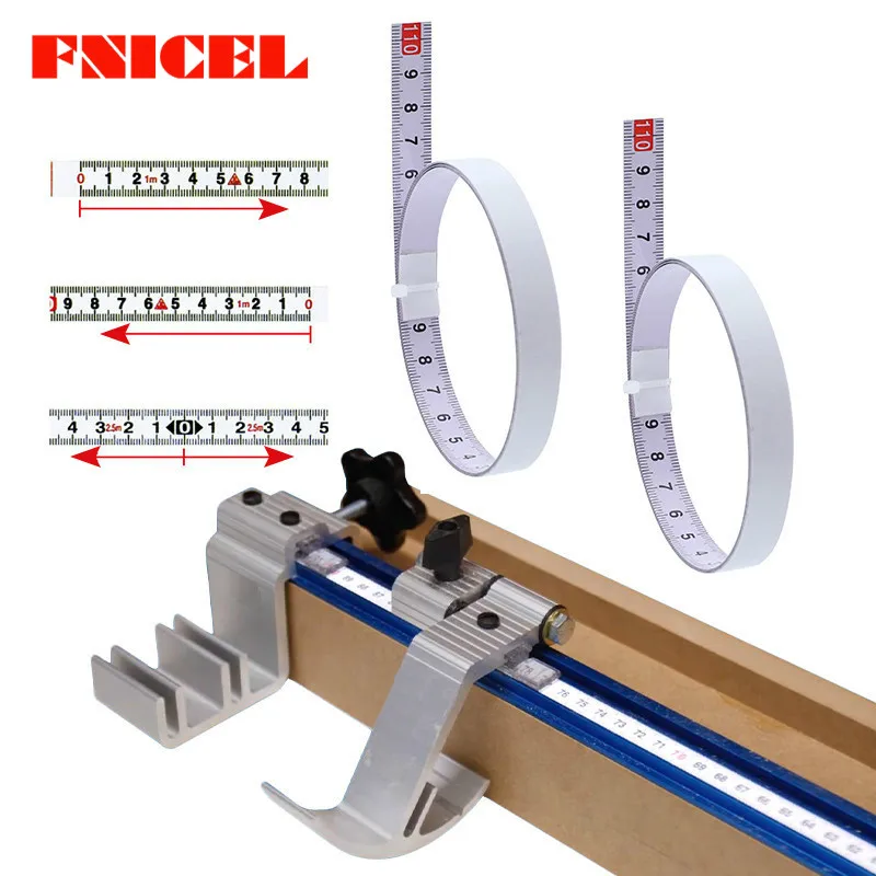 

Self Adhesive Metric Steel Ruler Miter Saw Scale Miter Track Tape Measure For T-track Router Table Saw Band Saw Woodworking Tool