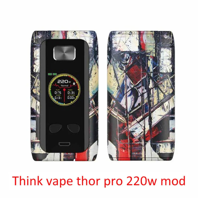 Дизайн Thinkvape Thor 200 Вт TC коробка мод Think Vape Thor pro 220 Вт обход vape мод режимы 510 электронная сигарета мод vape использование батареи 18650 - Цвет: thor pro 220W Ganvas