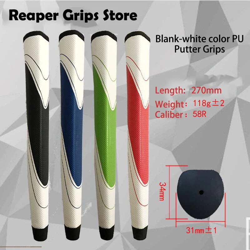 

Golf Grips Blank White Four Colors Putter Grips Club Tour PU Overstretcher Rubber Inner Tube OEM Signature dish
