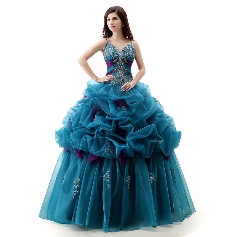 Forevergracedress настоящая фотография оборками платье Quinceanera новый V Средства ухода за кожей шеи бисера органзы Длинные с Кружева до официальная