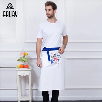 

3 Colors Apron Wholesale Chinese Food Services Restaurant Kitchen Coffee Shop Bakery Chef Waiter Cleaning Work Wear Uniforms