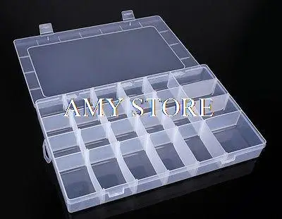 

Big 24 Compartment Adjustable Storage Box,Multi Functional Container,Jewelry Box