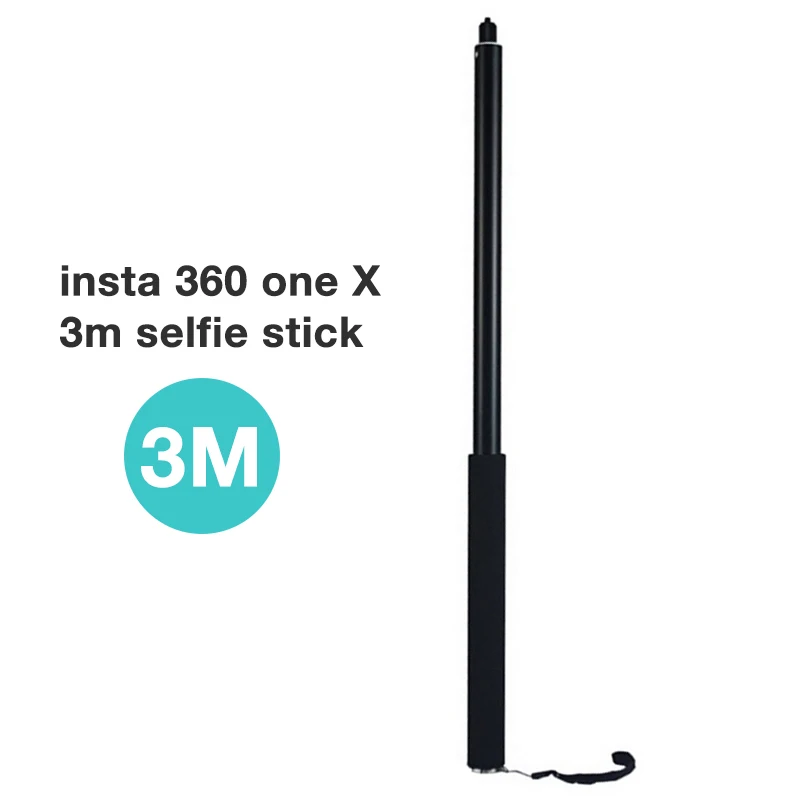 Insta360 one X 3m супер длинный алюминиевая палка для селфи сплав Insta 360 One X монопод selfie Stick панорама Камера аксессуары