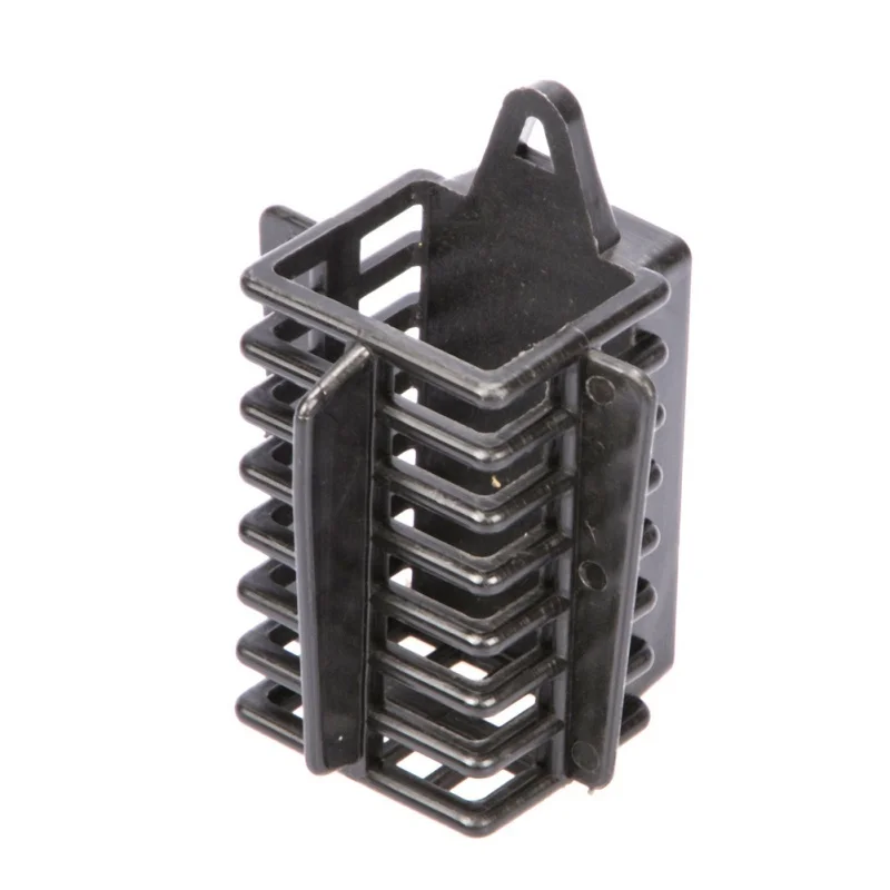 

Fishing Lures Feeder Tool Accessories Black Plastic&Steel Lures Bait Cage 30G/50G/70G Portable Fishing Tackle Feeder