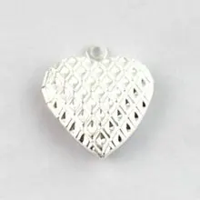 100 шт медальон с латунным узором в виде сердца SP 20 мм#20407