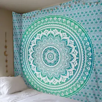 

Indian Mandala Tapestry Tai Chi Wall Hanging Tapestries Hippie Bohemian Decorative Wall Carpet Yoga Mats