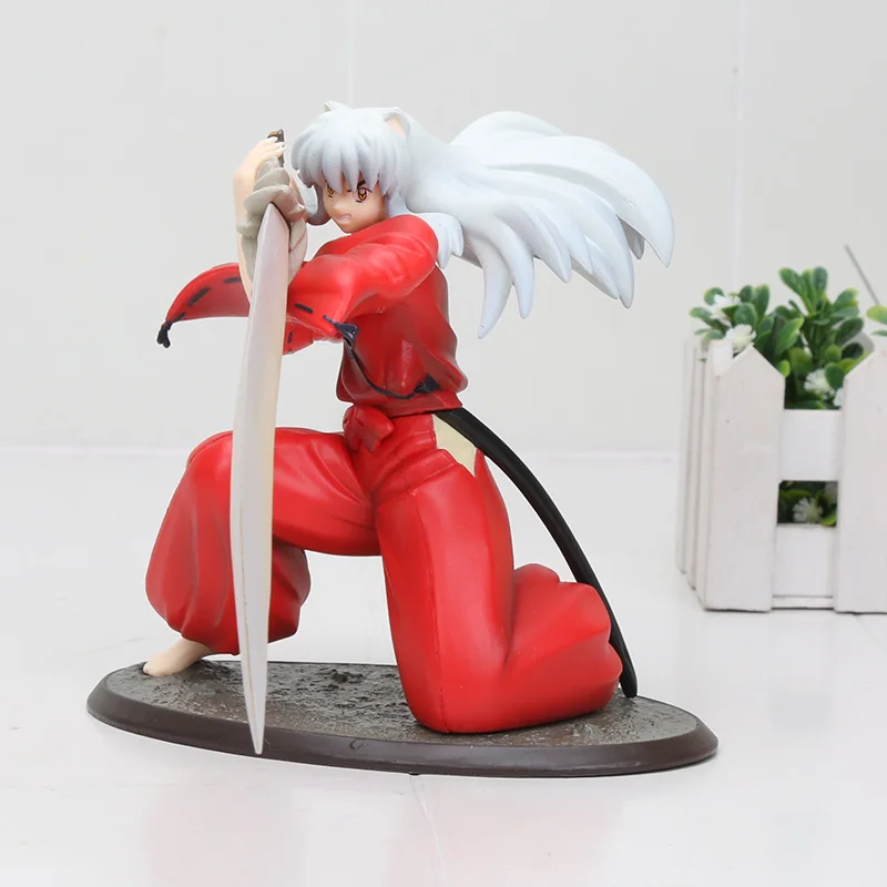 Inuyasha Yasha рисунок Sesshoumaru ПВХ расписная коллекция кукла аниме фигурки модель игрушки 18 см