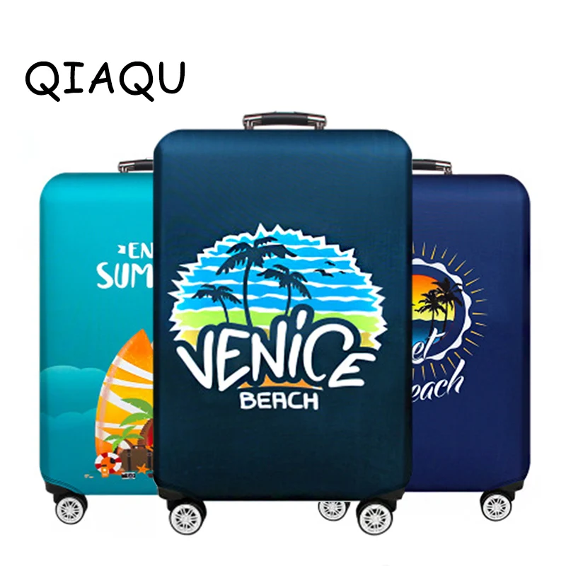 

QIAQU Brand Travel Thicken Elastic Color Luggage Suitcase Protective Cover, Apply to 18-32inch Cases, Travel Accessories 2019