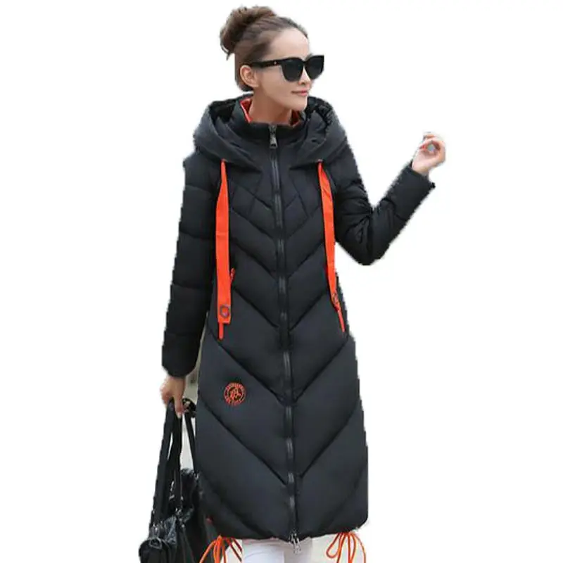 Fashion Ladies Coats Army Green 2017 Winter Coat font b Women b font Parka Long Thick