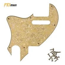 Pleroo Guitar parts Pickguards For Fender left handed American Tele F hole Hybrid Guitar Scratch Plate Support customization Pleroo Guitar parts Pickguards For Fender left handed American Tele F hole Hybrid Guitar Scratch Plate Support customization