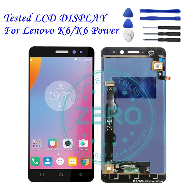 

For Lenovo K6 K6 Power LCD Display Touch Screen Panel For Lenovo K6 K33a42 k33a48 LCD Digitizer Replacement Repair Spare Parts