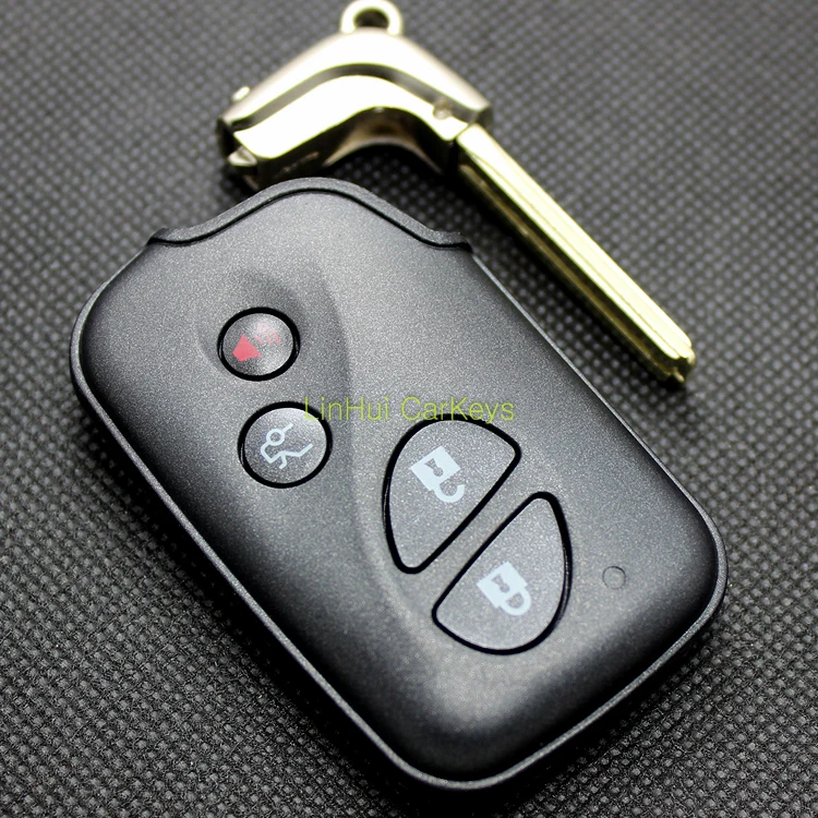 

PINECONE for LEXUS GS430 ES350 GS350 LX570 IS350 RX350 IS250 Series Key Case 4 Buttons Key Shell 1PC With Blank Key Blade