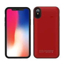 5000 мА/ч, Новейшее беспроводное зарядное устройство Мощность банка чехол для iPhone X Беспроводное зарядное устройство Зарядное устройство чехол для iPhone X+ чехол для телефона