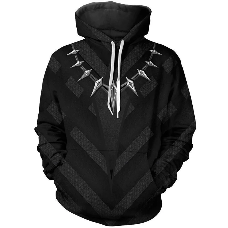 

Cloudstyle 3D Print Hoodies Men 2018 Black Panther Cosplay Hoody Sweatshirt Fashion Hipster Streetwear Tops Pullovers Top 5XL