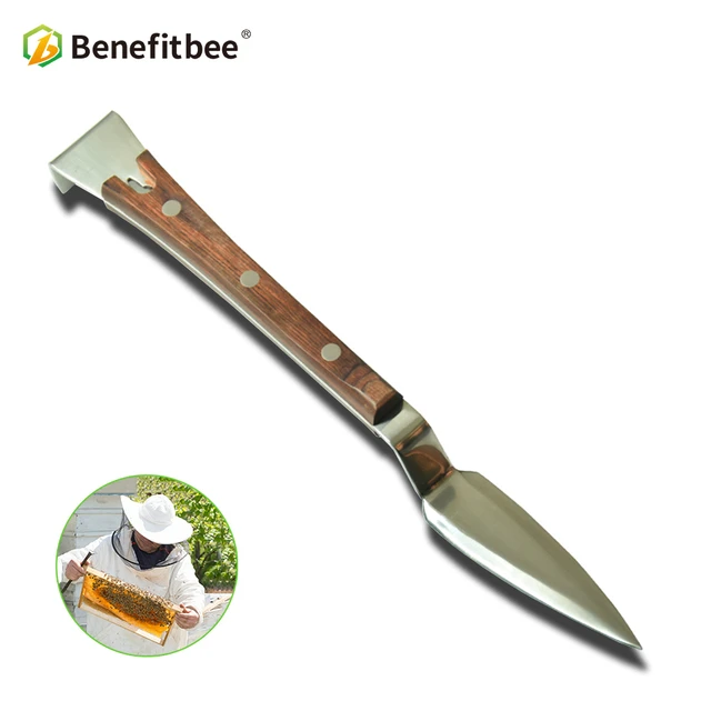 Méh Kaptár Kaparó Fa Fogantyú Lecsupaszkés Kettős Célú Z-Típusú Méhész Szerszámok Felszerelések Beszállítói Részesedés Előnye