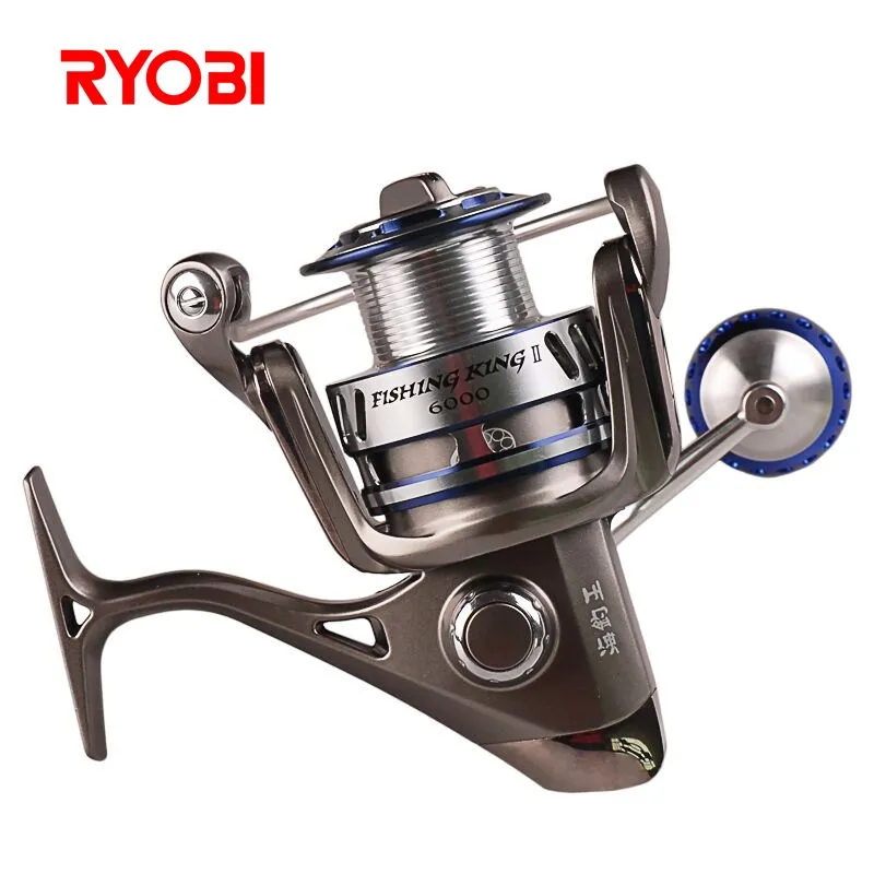 RYOBI 6000/8000 Spinning Fishing Reel 5.0:1/6+1BB CNC Handle Zew Applause Freshwater Reel Aluminum Spool Carp Fishing Tackle