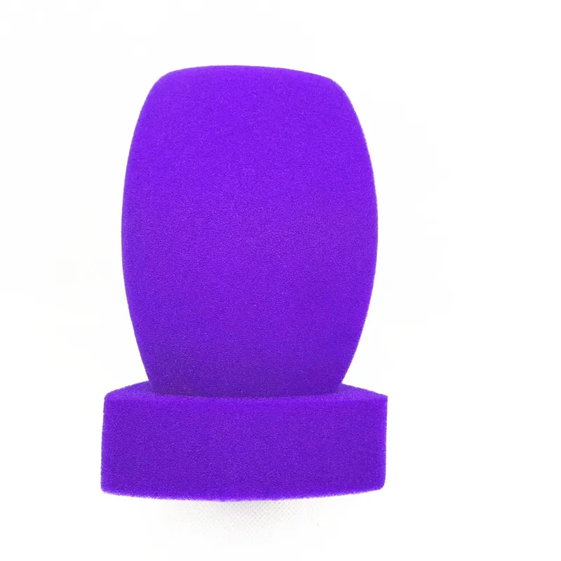 Linhuipad P01 благородный фиолетовый микрофон общего назначения ветровые экраны ручной микрофон лобовое стекло микрофон пены чехлы - Цвет: Фиолетовый