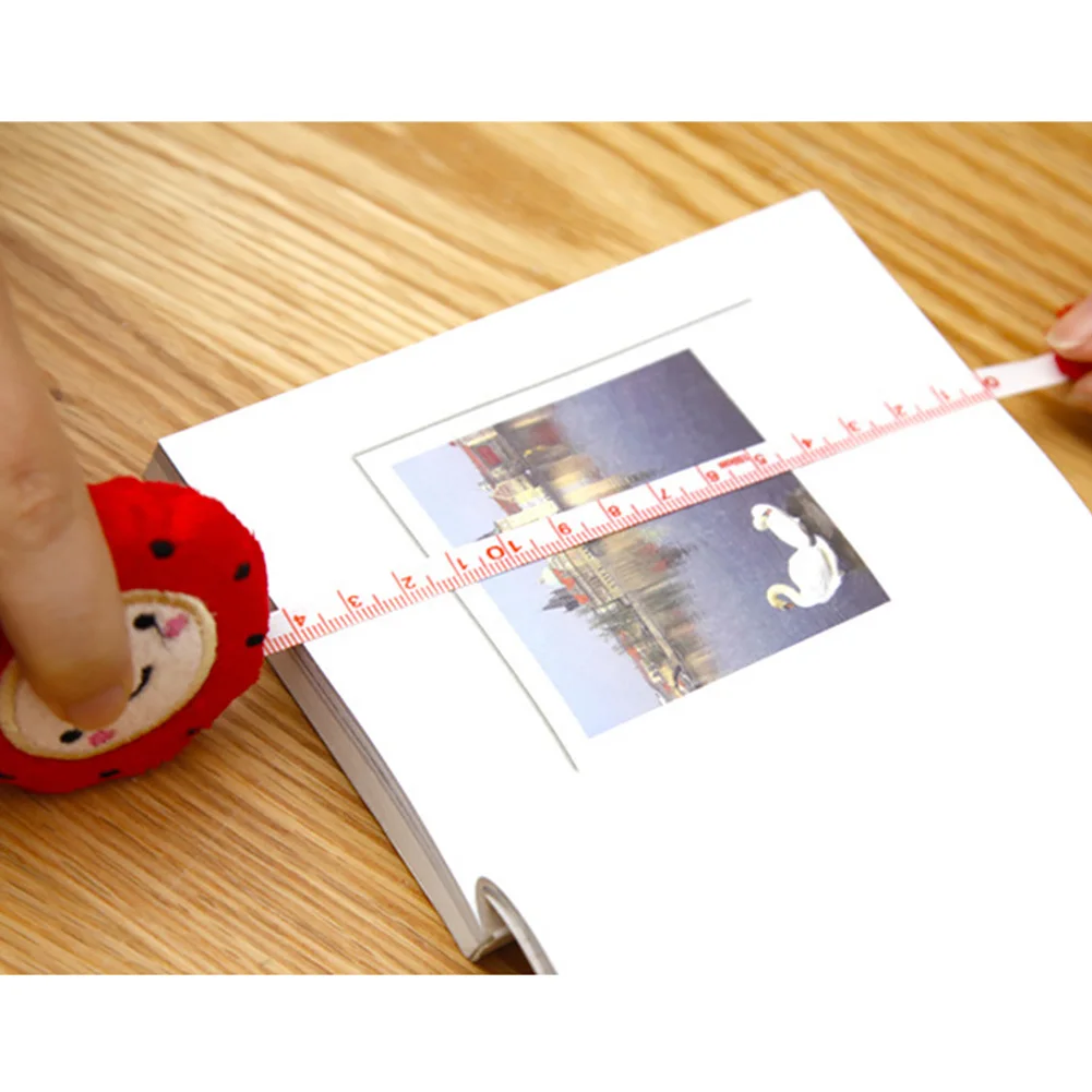 

Portable Plush Ruler Soft Lovely Measure Cartoon Cute Home Retractable Tape Sewing Tool 1.5m Mini Practical