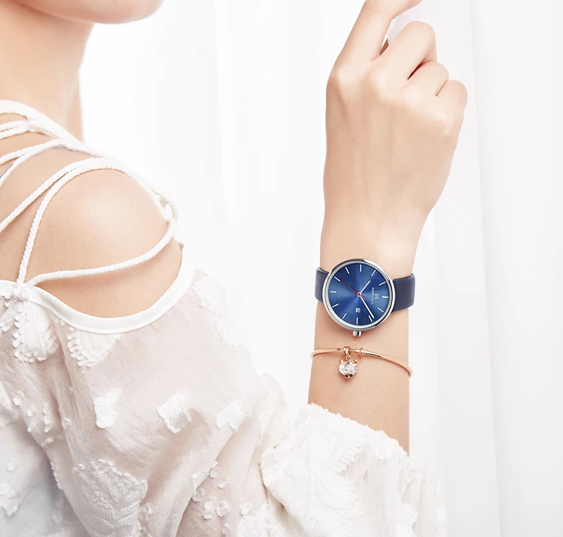 NAVIFORCE женские часы Модные Кварцевые женские наручные часы синие повседневные водонепроницаемые часы женская одежда часы для девочек Relogio Feminino