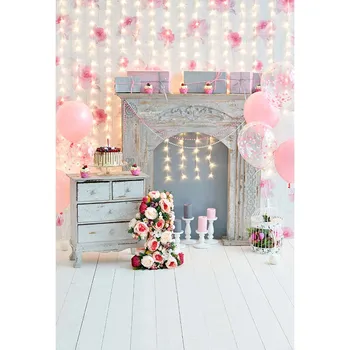 

Vinyl Photography Backdrop Romantic Candlelight Birthday Party Background Photo Studio Protrait Newborn Baby Shower Wedding Prop