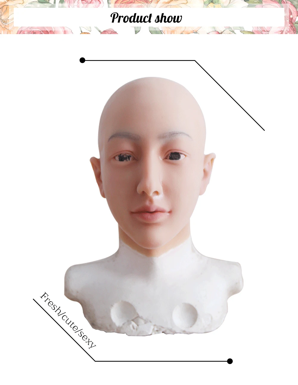Женская силиконовая маска для трансвеститов с надписью «Drag queen Alice» для мужчин, костюмированные маски для красоты, Вечерние Маски для лица